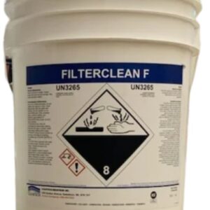 ClearTech FCF013 FilterClean F Water Treatment Plant Surface Cleaner, NSF 60, 20kg, Requires Catalyst (FTCA11, Sold Separately)