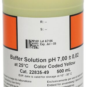 Hach® 2283549 Buffer Solution, 500 mL, 7.3 pH, Yellow