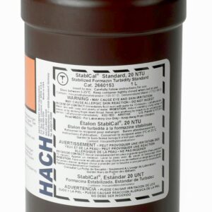 Hach® 2660153 Stablcal Turbidity Standard, 20 NTU Turbidity, 1000 mL