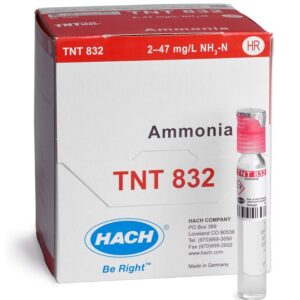 Hach® TNT832 Ammonia TNTplus Vial Test, High Range, Pack of 25
