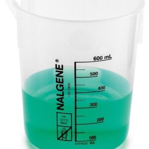 Hach® 108076 Beaker, 250 mL Capacity, 83.6 mm Dia, Polypropylene/Low Form, Pack of 6