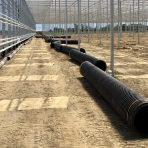 Armtec XPS3306 BOSS 2000 Pipe, 12 in Dia 6 m L, Dual Wall, HDPE, Black