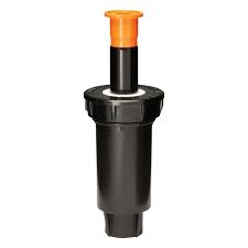 Rain Bird® 1802R 1800 Series Pop-up Spray Head, 15 to 70 psi, 0.1 gpm, Black/Orange