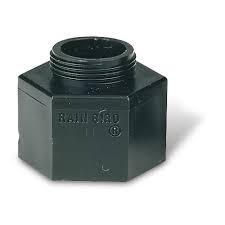 Rain Bird® PA-8S Shrub Adapter, For use with 1/2 in (15/21) MPT threaded risers, Plastic, Black