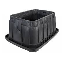 Rain Bird® VBJMB6EXTB VB Series Valve Box Extension Body, 24.4 in L x 17.9 in W x 6.75 in H, HDPE, Black