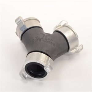 Mercedes Textiles 70FL15PYQC Merlug® Plain Forged Wye, 1-1/2 in Quick Connect