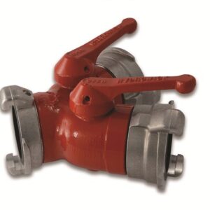 Mercedes Textiles 70FL25GYQC Ball-Gated Wye Valve, 2-1/2 in Quick Connect
