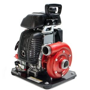Waterax 100053 MINI-STRIKER-P Portable Fire Pump, 49.4 cc Engine, 80 gpm, 1-1/2 in in Inlet x 1-1/2 in Outlet, 196 ft Max Head