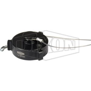 Dixon® CAP150S-C Cap With Cable, 1-1/2 in, FNPSH, Aluminum