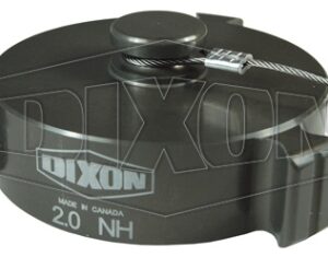 Dixon® CAP250B-C Aluminum Rocker Lug Cap, 2-1/2 in, Hardcoat Aluminum