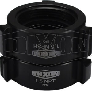 Dixon® N53-15S15T Style N53 Adapter, 1-1/2 in, FNPT Rigid x FNPSH Swivel, Aluminum
