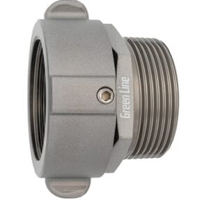 Green Line G81SM-NPSH-NPT-150-150 Fire Hose Adapter Swivel, 1-1/2 in NPSH x MIP
