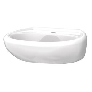Gerber® G0012501 Maxwell Single-Hole Petite Pedestal Bathroom Sink, Rectangular, 8-1/2 in H x 20-1/2 in W x 17-3/4 in D, Vitreous China, White