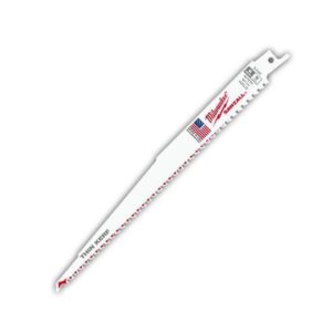 Milwaukee® 48-00-5036 SAWZALL® Reciprocating Saw Blade, 9 x 3/4 in, 5 TPI, Universal/Toothed Edge Tang