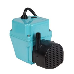 Little Giant® 502303 2E-NDVR Submersible Centrifugal Pump, 5 gpm, 3/8 in FNPT Inlet 1/4 in MNPT Outlet, 1/40 hp, Aluminum, 115 VAC, 60 Hz