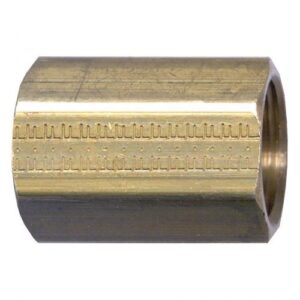 Fairview 142-6 Union Coupling, 3/8 in, 45 deg SAE Inverted Flared Tube, Brass