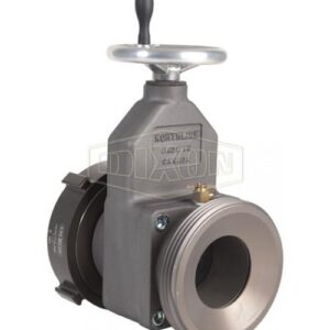 Dixon® FMGV50F50F Large Diameter Gate Valve, 5 in, FNST x MNST, High Strength Aluminum Alloy Body