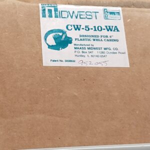 Maass Midwest 952055NL CW-5-10-WA Clearway Pitless Adapter, 1 in Drop Pipe and Discharge