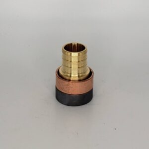 CB Supplies 784028007 Transition Coupling, 3/4 in, PEX, Brass, Lead-Free