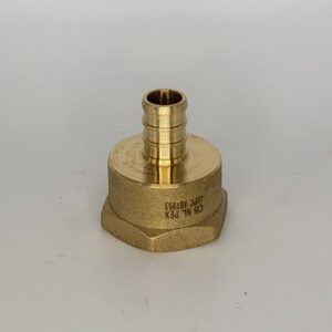 CB Supplies 784035034 Adapter, 1/2 x 3/4 in, PEX x FIP, Brass, Lead-Free