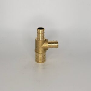 CB Supplies 784001544 Reducing Tee, 1 x 3/4 x 3/4 in, PEX, Brass, Lead-Free
