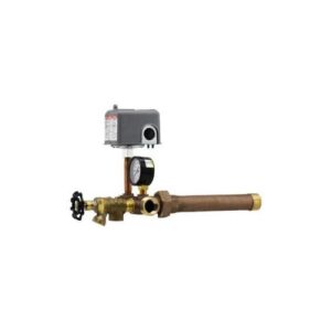 Boshart Industries TFP-2TK252UNL Union Tank Tee With Relief Valve, 1 x 3/4 in, MPT x FPT, Brass