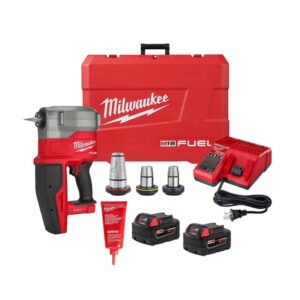 Milwaukee® 2932-22XC M18™ FUEL™ ProPEX® Expansion Tool Kit, 1-1/4 to 2 in ProPEX Connections, ONE-KEY™ Technology, Includes Two REDLITHIUM™ XC5.0 Extended Capacity Batteries