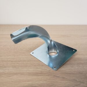 LynCar 1502728 Metal Curved Bracket, 1/2 in Dia Rod, Metal