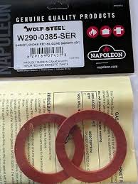 Continental W290-0385-SER Choke Gasket, Silicone, Red, Smooth