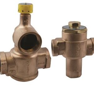 Apollo™ 34C10601 Thermostatic High Capacity Mixing Valve, 1-1/4 in, Bronze