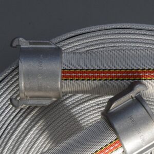 Mercedes Textiles 170150751TY+5324QC27 Forestream Forestry Hose 1-1/2 in x 75 ft, Yellow, With QC Ends