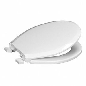 Centoco 3700SCBP8-001 Toilet Seat, Round Bowl, Closed Front, White