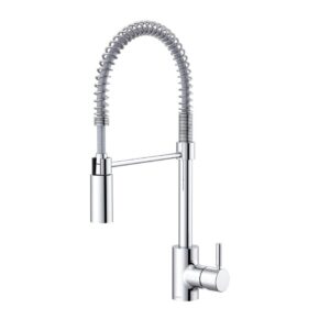 Gerber® d451288 The Foodie Pre-rinse Kitchen Faucet, 1.75 gpm, 360 deg Swivel Spout, Chrome, 1 Handle