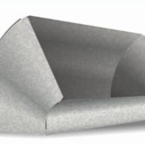 Tradesman EFS/0814/28 Short Way 45 deg Duct Elbow, 8 x 14 in, 28 Ga