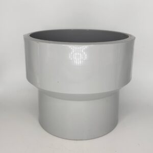 Westlake Pipe & Fittings DL102-532 Low-Rise Reducing Coupling, 6 x 4 in, Hub x Hub, PVC