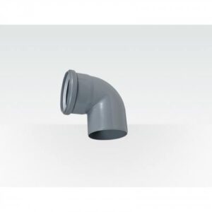 Centrotherm Eco Systems ISEL0687 87 deg Elbow, 6 in, Gray