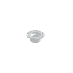 Westlake Pipe & Fittings DL1803PR Adjustable Low-Rise Closet Flange, 4 x 3 in Pipe, PVC DWV, Light Gray