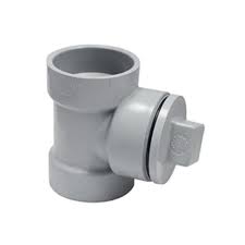 Westlake Pipe & Fittings DH9504G High-Rise Fitting Cleanout Tee, 4 in Cleanout, 	PVC DWV