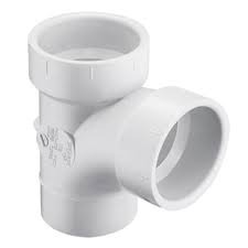 Westlake Pipe & Fittings DH403-241 High-Rise Sanitary Tee, 2 x 1-1/2 x 1-1/2 in, Spigot x Hub x Hub, PVC