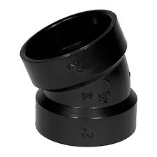 Westlake Pipe & Fittings DH324-060 High-Rise 22-1/2 deg Elbow, 6 in, Hub x Hub, PVC