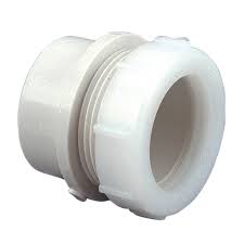 Westlake Pipe & Fittings DH113-212 High-Rise Male Trap Adapter, 1-1/2 x 1-1/4 in, Spigot x Slip Joint, PVC