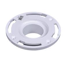 Westlake Pipe & Fittings DH800-040 High-Rise Moulded Closet Flange, 4 in ID x 4 in OD, PVC