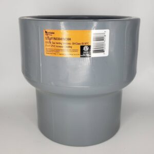 Westlake Pipe & Fittings GVL102-251 Increaser Coupling, 1-1/2 x 2 in, Hub x Hub, PVC