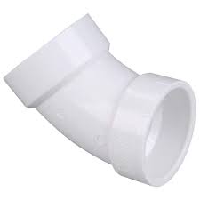 Westlake Pipe & Fittings 26GV45015HH 45 deg Elbow, 1-1/2 in, Hub x Hub, PVC