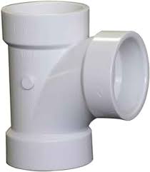 Westlake Pipe & Fittings GVL503-249 Sanitary Tee, 2 x 1-1/2 in, Hub x Hub x Hub, PVC