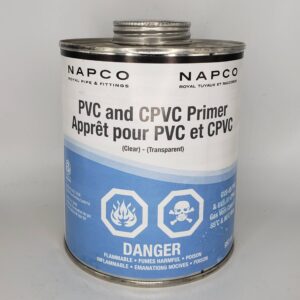 Westlake Pipe & Fittings RCP40CL-500ML PVC & CPVC Primer, 475 mL Container, Clear