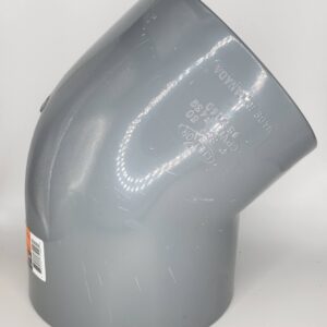 Westlake Pipe & Fittings 26GVF4504HH 45 deg Elbow, 4 in, Hub x Hub, CPVC
