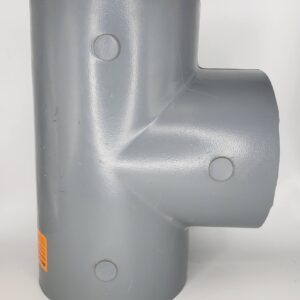 Westlake Pipe & Fittings 09GVF080808HHH Tee, 8 in, Hub x Hub x Hub, CPVC