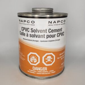 Westlake Pipe & Fittings RCC41-1LT PVC Solvent Cement, 950 mL Tin Container, Orange
