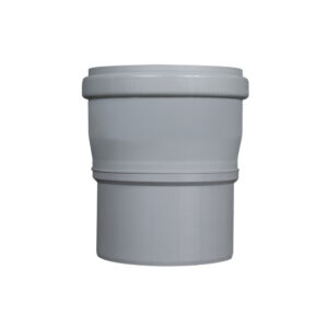 Centrotherm Eco Systems ISSA0404 Single-Wall Straight Appliance Adapter, 4 in Dia x 6 in L, Polypropylene, Gray